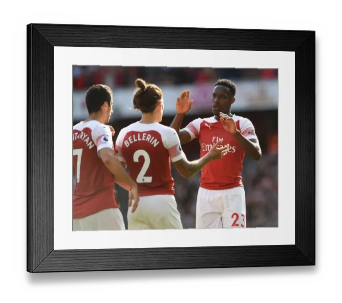 Framed Print : Danny Welbeck's Hat-Trick: Arsenal's Thrilling Victory Over West Ham United in the 2018-19 Premier League Framed Print : Danny Welbeck's Hat-Trick: Arsenal's Thrilling Victory Over West Ham United in the 2018-19 Premier League