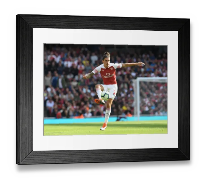 Framed Print : Hector Bellerin in Action: Arsenal vs West Ham United, Premier League 2018-19