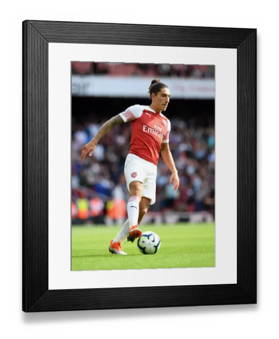 Framed Print : Hector Bellerin: Arsenal's Defensive Powerhouse in Action Against West Ham United, Premier League 2018-19