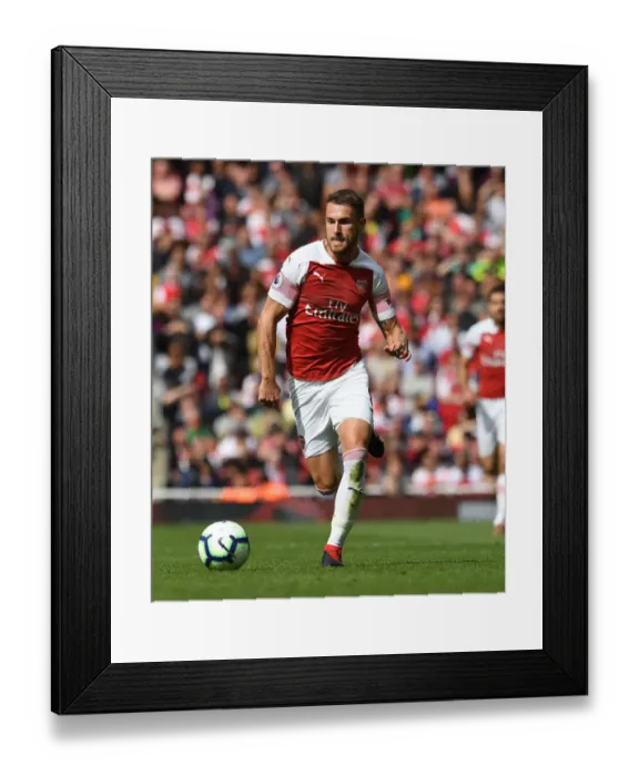 Framed Print : Aaron Ramsey in Action: Arsenal vs. West Ham United, Premier League 2018-19 Framed Print : Aaron Ramsey in Action: Arsenal vs. West Ham United, Premier League 2018-19