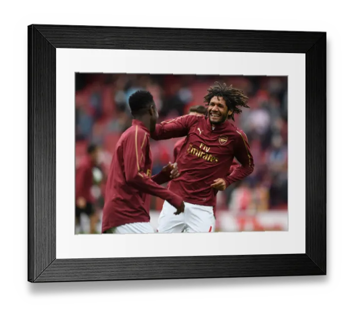 Framed Print : Arsenal's Mohamed Elneny Gears Up for Arsenal v West Ham United Clash Framed Print : Arsenal's Mohamed Elneny Gears Up for Arsenal v West Ham United Clash