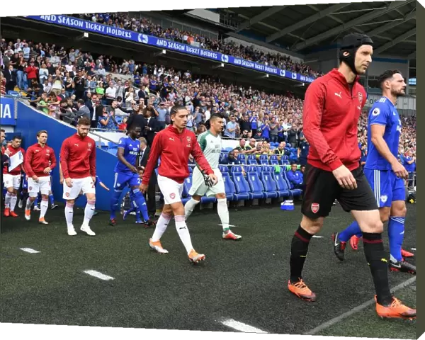 Petr Cech Leads Arsenal Out against Cardiff City (2018-19)
