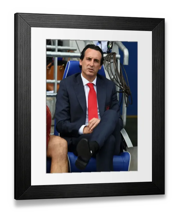 Framed Print : Unai Emery Leads Arsenal in Premier League Battle against Cardiff City (2018-19) Framed Print : Unai Emery Leads Arsenal in Premier League Battle against Cardiff City (2018-19)