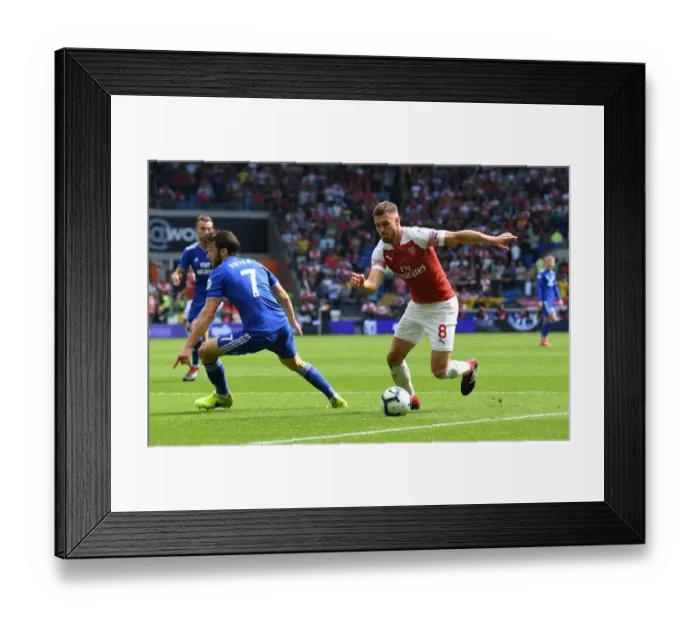 Framed Print : Aaron Ramsey vs. Harry Arter: Clash of the Midfielders - Cardiff City vs. Arsenal FC, Premier League 2018-19 Framed Print : Aaron Ramsey vs. Harry Arter: Clash of the Midfielders - Cardiff City vs. Arsenal FC, Premier League 2018-19