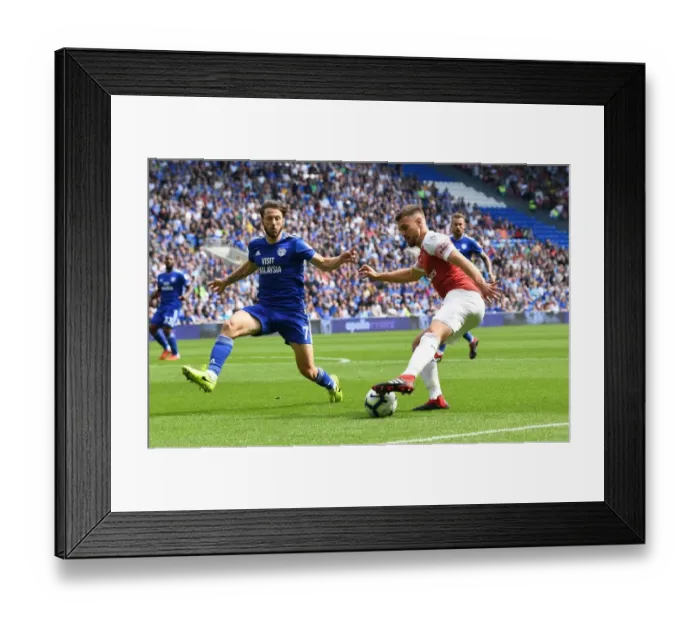 Framed Print : Clash of Midfield Titans: Ramsey vs. Arter in the Intense Cardiff Derby, Premier League 2018-19 Framed Print : Clash of Midfield Titans: Ramsey vs. Arter in the Intense Cardiff Derby, Premier League 2018-19