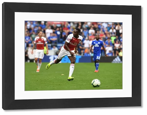 Danny Welbeck in Action: Cardiff City vs. Arsenal FC, Premier League 2018-19