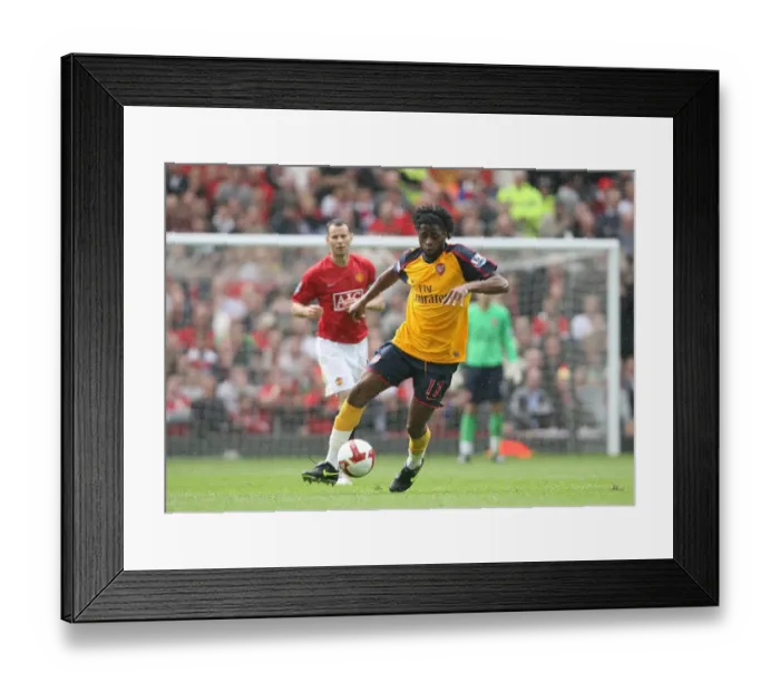 Framed Print : Alex Song: The Unyielding Wall in the 0-0 Stalemate at Old Trafford, 2009 Framed Print : Alex Song: The Unyielding Wall in the 0-0 Stalemate at Old Trafford, 2009