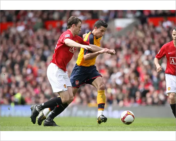 Robin van Persie (Arsenal) Jonny Evans (Man United)