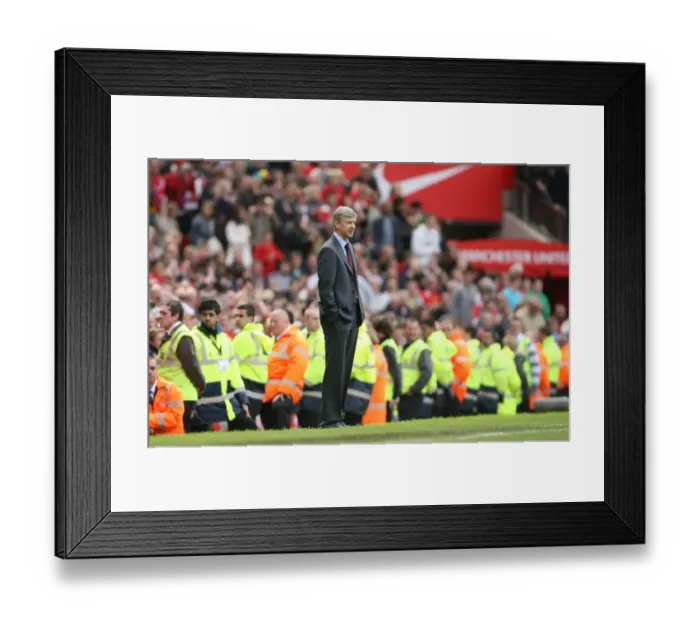Framed Print : Wenger at Old Trafford: 0-0 Stalemate Against Manchester United Framed Print : Wenger at Old Trafford: 0-0 Stalemate Against Manchester United