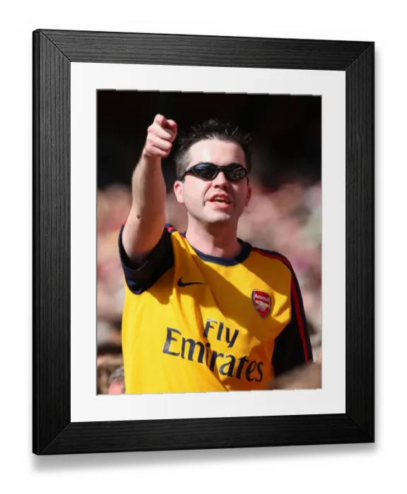 Framed Print : Arsenal fan
