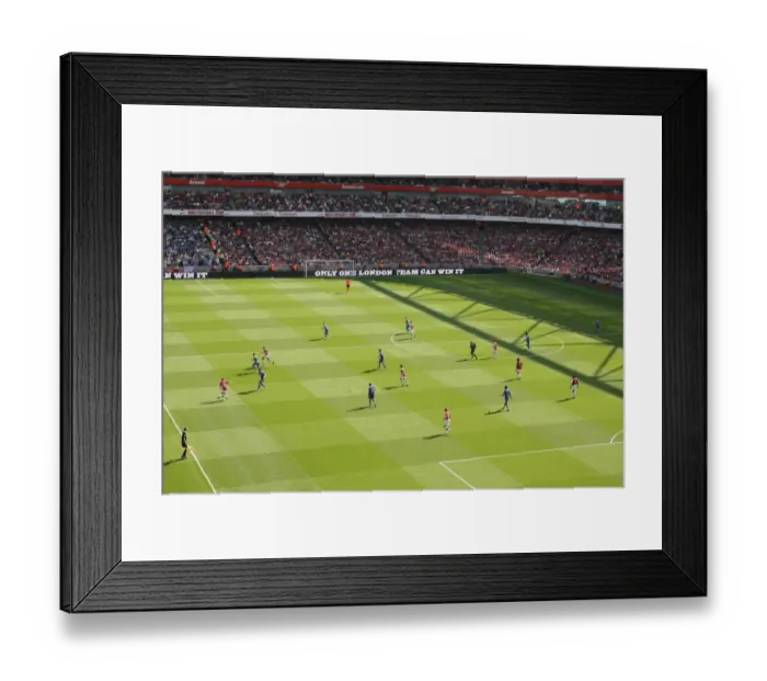 Framed Print : Dominant Chelsea Crushes Arsenal 4-1 in Premier League Showdown at Emirates Stadium, 2009