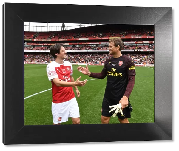 Arsenal Legends: Rosicky and Lehmann Square Off against Real Madrid Legends