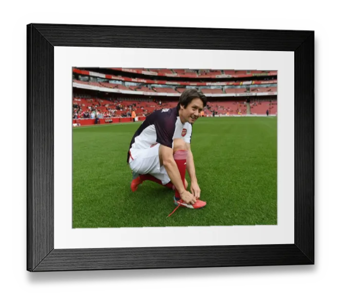 Framed Print : Arsenal Legends vs Real Madrid Legends: A Clash of Football Icons - Rosicky's Leadership Framed Print : Arsenal Legends vs Real Madrid Legends: A Clash of Football Icons - Rosicky's Leadership