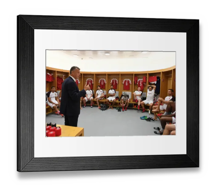 Framed Print : Arsenal Legends vs Real Madrid Legends: A Classic Encounter Revisited - David O'Leary Reunites Football Greats at Emirates Stadium Framed Print : Arsenal Legends vs Real Madrid Legends: A Classic Encounter Revisited - David O'Leary Reunites Football Greats at Emirates Stadium