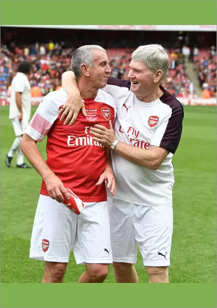 Arsenal Legends: Pat Rice and Nigel Winterburn Reunited at Emirates Stadium