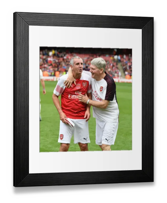 Framed Print : Arsenal Legends: Pat Rice and Nigel Winterburn Reunite at Emirates Stadium Framed Print : Arsenal Legends: Pat Rice and Nigel Winterburn Reunite at Emirates Stadium