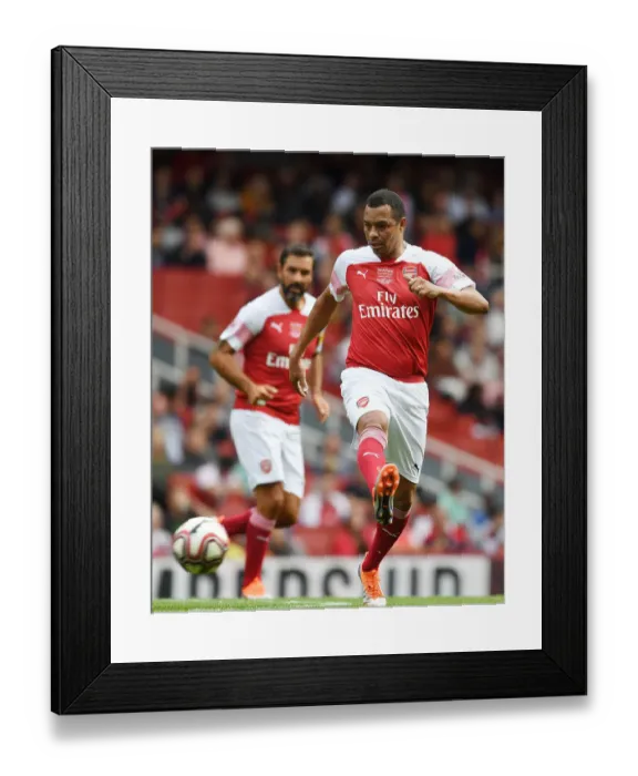 Framed Print : Gilberto's Glory: Arsenal Legends vs Real Madrid Legends at Emirates Stadium Framed Print : Gilberto's Glory: Arsenal Legends vs Real Madrid Legends at Emirates Stadium