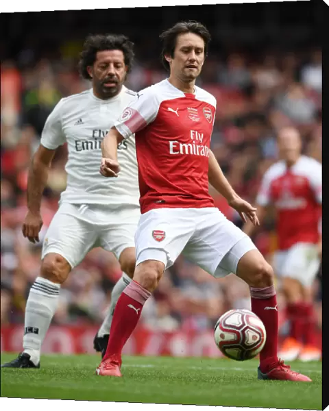 Rosicky Shines: Arsenal Legends vs Real Madrid Legends - Rosicky Outperforms Campo
