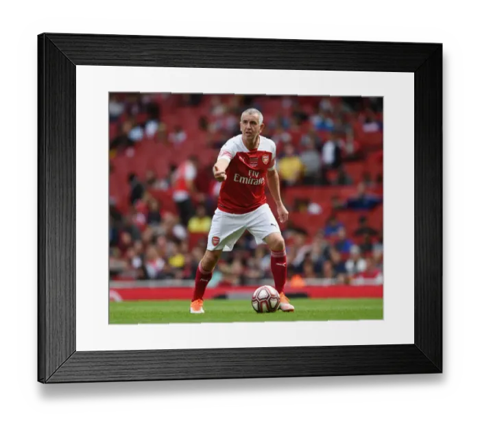 Framed Print : Nigel Winterburn's Clash with Real Madrid Legends: Arsenal Legends (2018-19) Framed Print : Nigel Winterburn's Clash with Real Madrid Legends: Arsenal Legends (2018-19)