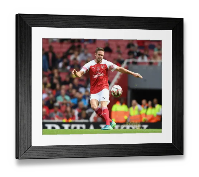 Framed Print : Arsenal Legends vs Real Madrid Legends: A Clash of Football Greats - Matthew Upson's Shining Performance Framed Print : Arsenal Legends vs Real Madrid Legends: A Clash of Football Greats - Matthew Upson's Shining Performance