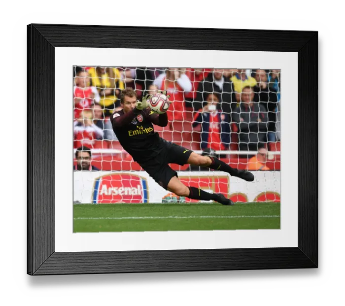 Framed Print : Arsenal Legends vs Real Madrid Legends: Jens Lehmann's Epic Penalty Save in Thrilling Shootout Framed Print : Arsenal Legends vs Real Madrid Legends: Jens Lehmann's Epic Penalty Save in Thrilling Shootout