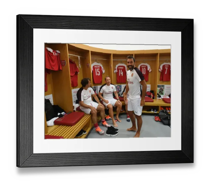 Framed Print : Arsenal Legends vs Real Madrid Legends: A Battle of Football Icons (2018-19) - Clash at Emirates Stadium Framed Print : Arsenal Legends vs Real Madrid Legends: A Battle of Football Icons (2018-19) - Clash at Emirates Stadium