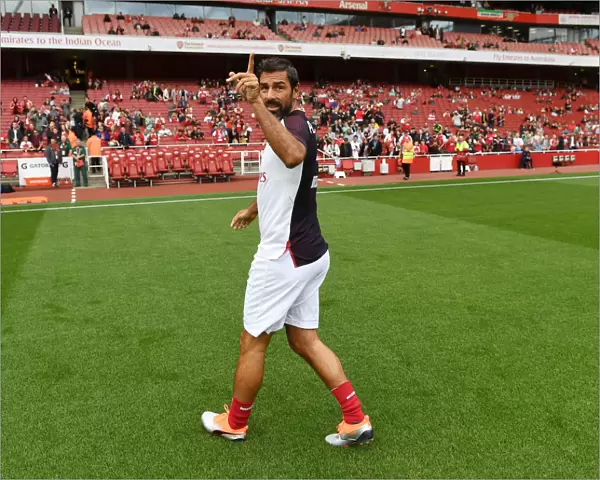 Clash of Footballing Icons: Robert Pires for Arsenal vs Real Madrid Legends