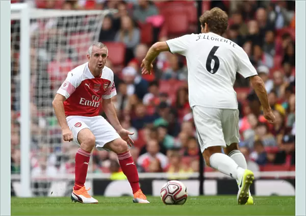 Arsenal Legends vs Real Madrid Legends: Nigel Winterburn vs Julio Llorente - A Football Showdown at Emirates Stadium