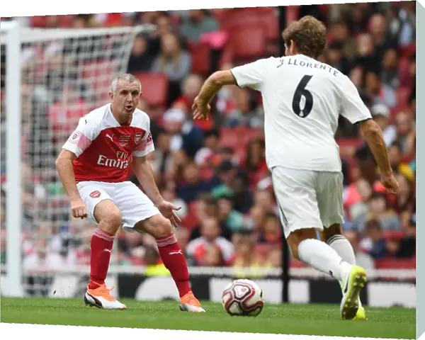 Arsenal Legends vs Real Madrid Legends: Nigel Winterburn vs Julio Llorente - A Football Showdown at Emirates Stadium