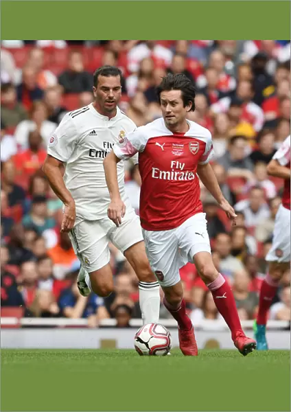 Rosicky Shines: Arsenal Legends Outplay Real Madrid Legends, Rosicky Outclasses Pavon