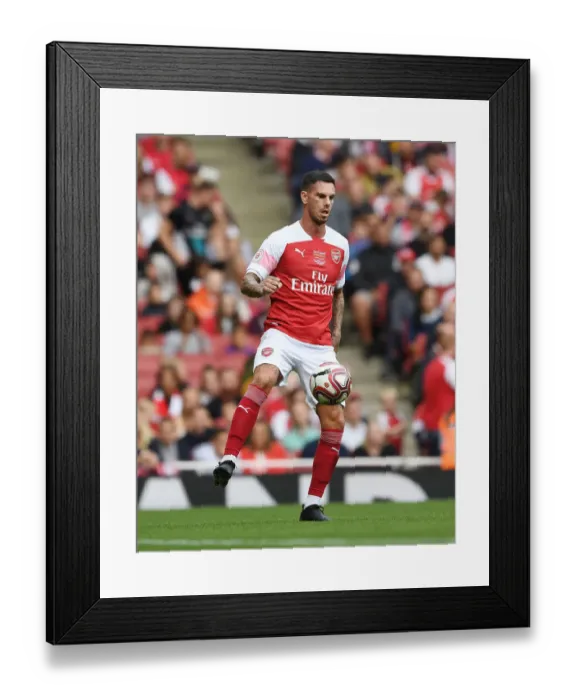 Framed Print : Jeremie Aliadiere: Action-Packed Moments at Arsenal Legends vs Real Madrid Legends (2018-19)