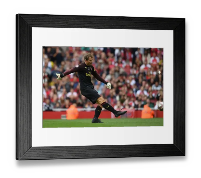 Framed Print : Jens Lehmann Scores Penalty in Arsenal Legends vs Real Madrid Legends Shootout Framed Print : Jens Lehmann Scores Penalty in Arsenal Legends vs Real Madrid Legends Shootout