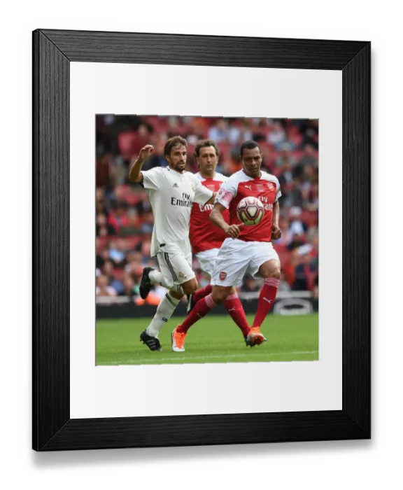 Framed Print : Gilberto vs Rivera: A Clash of Football Legends - Arsenal Legends vs Real Madrid Legends (2018-19) Framed Print : Gilberto vs Rivera: A Clash of Football Legends - Arsenal Legends vs Real Madrid Legends (2018-19)