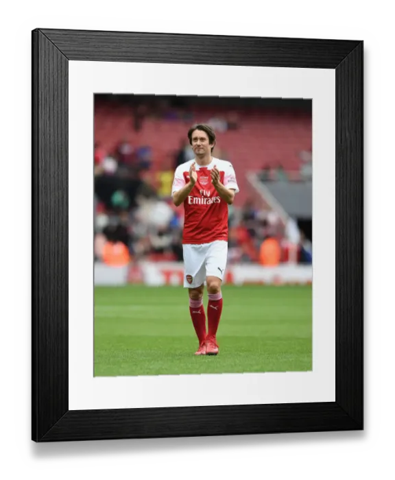 Framed Print : Arsenal Legends vs Real Madrid Legends: Rosicky's Emirates Return Framed Print : Arsenal Legends vs Real Madrid Legends: Rosicky's Emirates Return