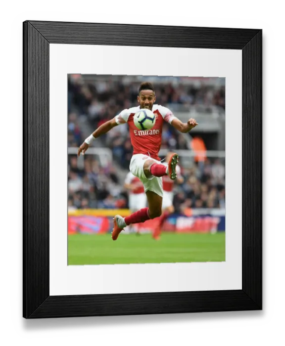 Framed Print : Pierre-Emerick Aubameyang in Action: Arsenal vs. Newcastle United, Premier League 2018-19 Framed Print : Pierre-Emerick Aubameyang in Action: Arsenal vs. Newcastle United, Premier League 2018-19