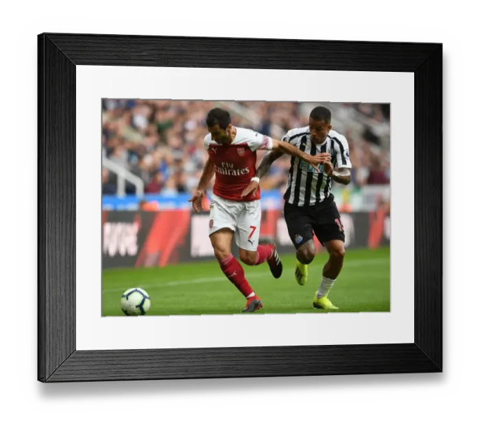Framed Print : Mkhitaryan vs Kenedy: Battle at St. James Park - Newcastle United vs Arsenal FC, Premier League 2018-19 Framed Print : Mkhitaryan vs Kenedy: Battle at St. James Park - Newcastle United vs Arsenal FC, Premier League 2018-19