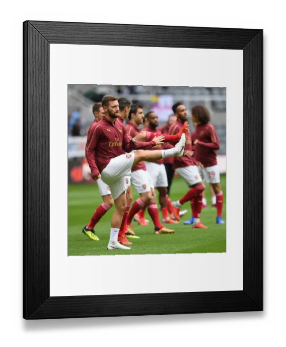 Framed Print : Shkodran Mustafi Gears Up: Arsenal vs. Newcastle United, Premier League 2018-19 Framed Print : Shkodran Mustafi Gears Up: Arsenal vs. Newcastle United, Premier League 2018-19