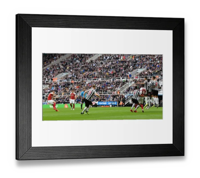 Framed Print : Granit Xhaka Scores First Goal: Newcastle United vs. Arsenal FC, Premier League 2018-19 Framed Print : Granit Xhaka Scores First Goal: Newcastle United vs. Arsenal FC, Premier League 2018-19