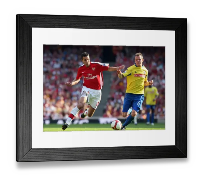 Framed Print : Robin van Persie (Arsenal) Glenn Whelan (Stoke) Framed Print : Robin van Persie (Arsenal) Glenn Whelan (Stoke)