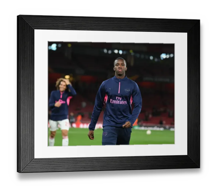 Framed Print : Eddie Nketiah: Arsenal's Ready-to-Rise Star Against Vorskla Poltava, UEFA Europa League 2018-19 Framed Print : Eddie Nketiah: Arsenal's Ready-to-Rise Star Against Vorskla Poltava, UEFA Europa League 2018-19