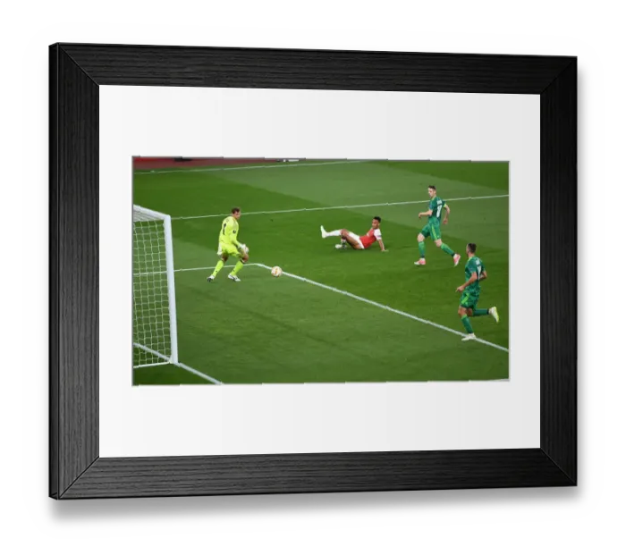 Framed Print : Aubameyang Scores: Arsenal Wins Europa League Match vs. Vorskla Poltava Framed Print : Aubameyang Scores: Arsenal Wins Europa League Match vs. Vorskla Poltava