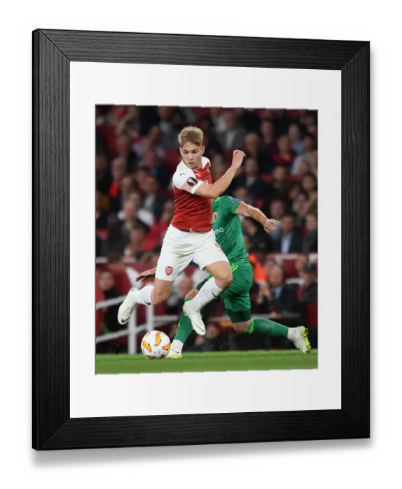 Framed Print : Emile Smith Rowe's Breakout Performance: Arsenal's Europa League Triumph over Vorskla Poltava Framed Print : Emile Smith Rowe's Breakout Performance: Arsenal's Europa League Triumph over Vorskla Poltava