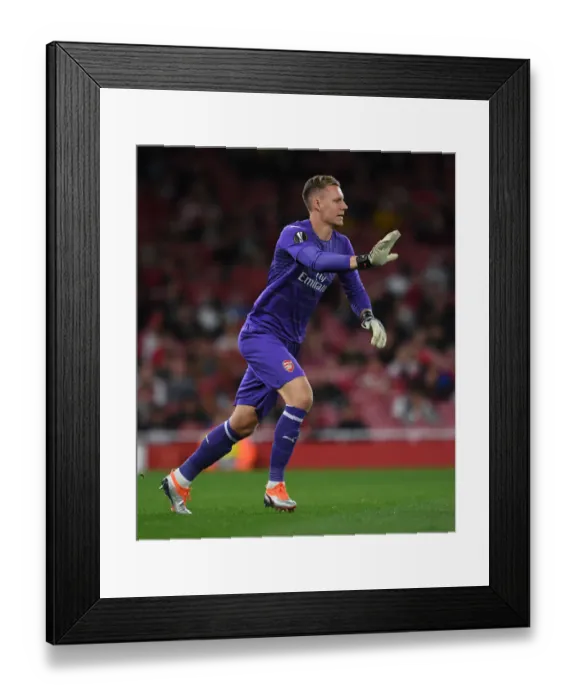Framed Print : Arsenal's Europa League Star: Bernd Leno in Action Framed Print : Arsenal's Europa League Star: Bernd Leno in Action