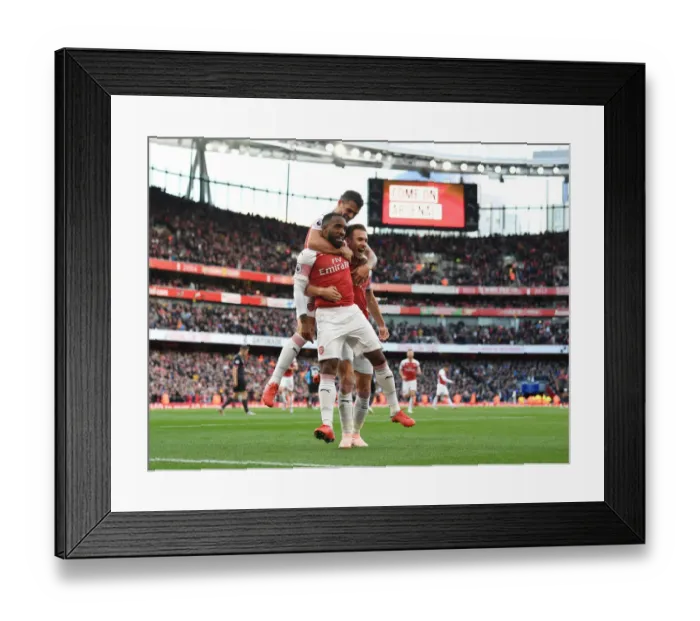 Framed Print : Arsenal's Triumph: Lacazette, Xhaka, Ramsey's Goals: A Celebratory Moment at Emirates Stadium (2018-19) Framed Print : Arsenal's Triumph: Lacazette, Xhaka, Ramsey's Goals: A Celebratory Moment at Emirates Stadium (2018-19)