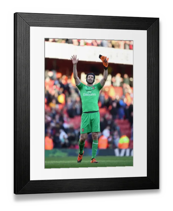 Framed Print : Petr Cech: Arsenal's Steadfast Guardian (Arsenal v Everton, 2018-19)