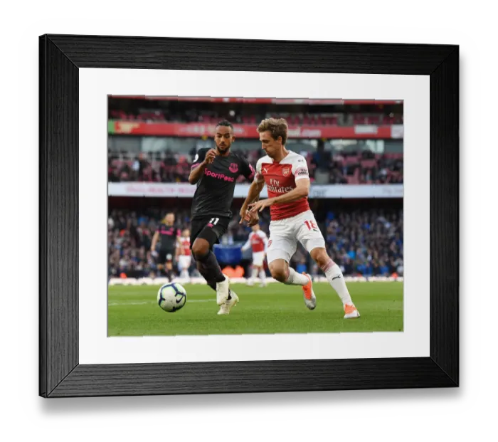Framed Print : Monreal vs Walcott: Clash of the Wings in Arsenal vs Everton Premier League Showdown Framed Print : Monreal vs Walcott: Clash of the Wings in Arsenal vs Everton Premier League Showdown