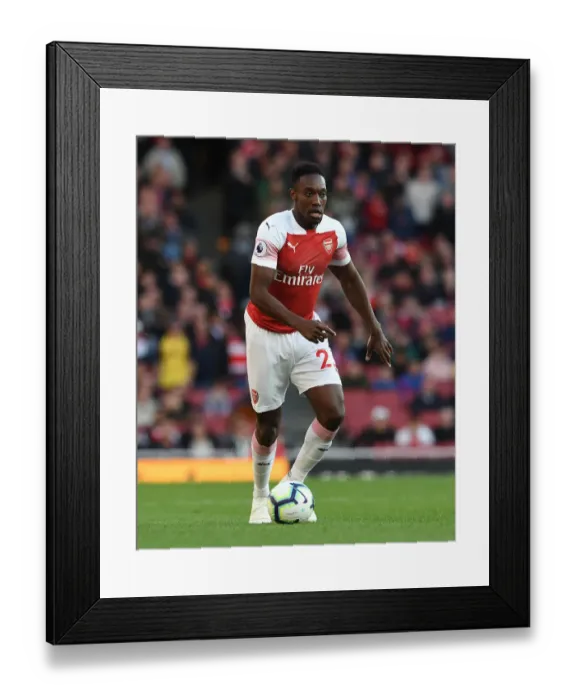 Framed Print : Danny Welbeck in Action: Arsenal vs Everton, Premier League 2018-19