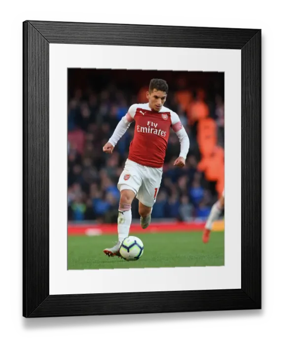 Framed Print : Lucas Torreira in Action: Arsenal vs Everton, Premier League 2018-19 Framed Print : Lucas Torreira in Action: Arsenal vs Everton, Premier League 2018-19