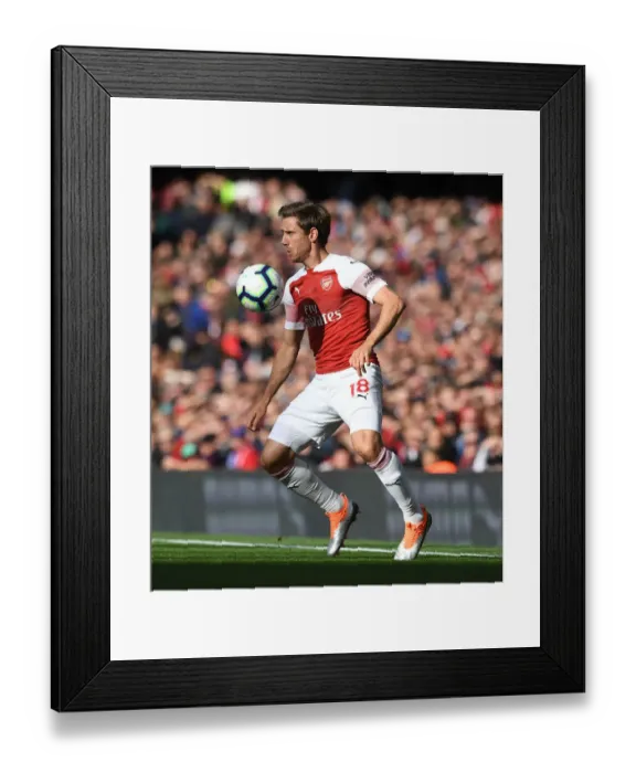 Framed Print : Nacho Monreal in Action: Arsenal vs Everton, Premier League 2018-19 Framed Print : Nacho Monreal in Action: Arsenal vs Everton, Premier League 2018-19
