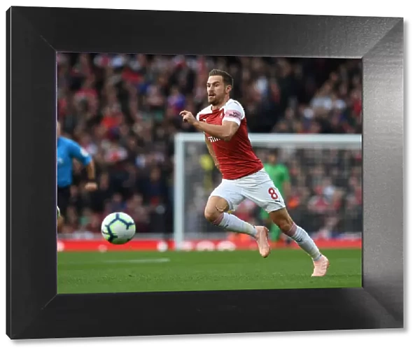 Aaron Ramsey in Action: Arsenal vs. Everton, Premier League 2018-19